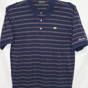 Masters Collection Striped Polo Shirt Large